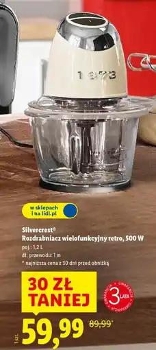 Lidl Silvercrest Rozdrabniacz wielofunkcyjny retro, 500 W oferta