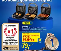 Lidl Silvercrest Opiekacz 3 w 1 z wymiennymi płytami, 750 W oferta