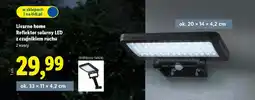 Lidl Livarno home Reflektor solarny LED z czujnikiem ruchu oferta