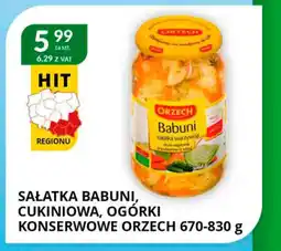 Eurocash Cash & Carry Sałatka babuni, cukiniowa, ogórki konserwowe orzech oferta
