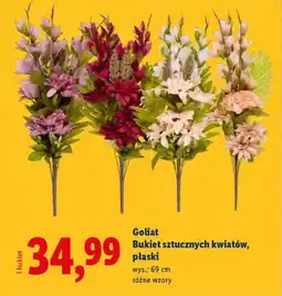 Lidl Goliat Bukiet sztucznych kwiatów, płaski oferta