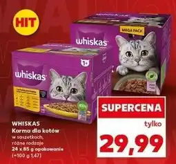 Kaufland Karma dla kota soczyste kąski Whiskas Pure Delight oferta
