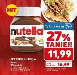 Kaufland Krem czekoladowo-orzechowy Nutella oferta