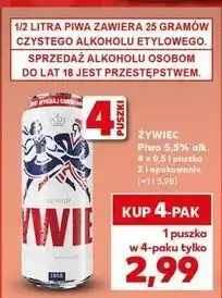 Kaufland Piwo Żywiec Jasne Pełne oferta