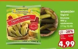 Kaufland Ogórki kiszone Wąwoźny oferta