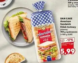 Kaufland Chleb tostowy american Dan Cake oferta