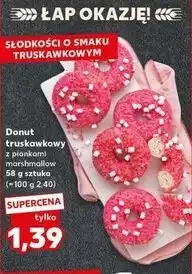 Kaufland Donut truskawkowy oferta