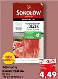 Kaufland Boczek surowy wędzony Sokołów oferta