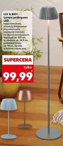 Kaufland Lampa podłogowa led 123 cm Liv & Bo oferta