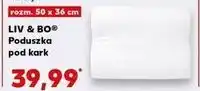 Kaufland Poduszka pod kark 50 x 36 cm Liv & Bo oferta