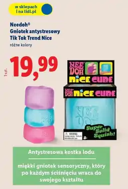 Lidl Needoh Gniotek antystresowy Tik Tok Trend Nice oferta
