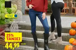 Lidl Esmara Jeansy damskie super skinny fit oferta