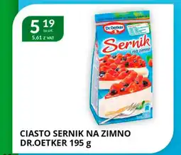 Eurocash Cash & Carry Ciasto sernik na zimno dr.oetker oferta