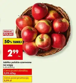 Biedronka Jabłko polskie czerwone na wagę Biedronka oferta