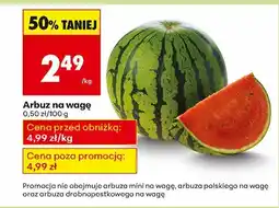 Biedronka Arbuz na wagę Biedronka oferta