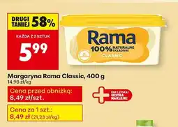 Biedronka Margaryna Rama Classic 400g oferta