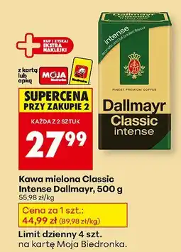 Biedronka Kawa mielona Classic Intense Dallmayr 500g oferta