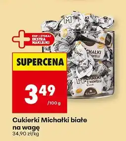 Biedronka Cukierki Michałki białe na wagę Biedronka oferta