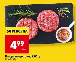 Biedronka Burger wieprzowy 220g Biedronka oferta