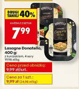 Biedronka Lasagne Donatello, 400 g oferta