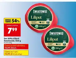 Biedronka Ser żółty Liliput Światowid, 350 g oferta