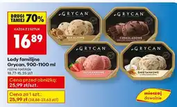 Biedronka Lody familijne Grycan, 900-1100 ml oferta
