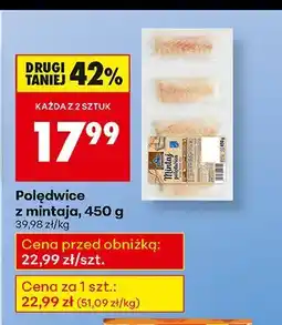 Biedronka Polędwiczki z mintaja, 450 g Biedronka oferta