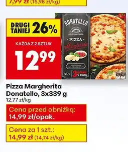 Biedronka Pizza Margherita Donatello, 3x339 g oferta