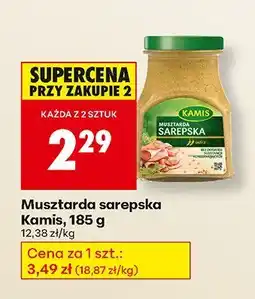 Biedronka Musztarda sarepska Kamis 185 g oferta