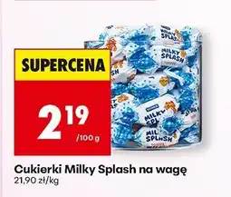 Biedronka Cukierki Milky Splash na wagę oferta
