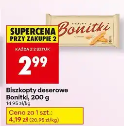 Biedronka Biszkopty deserowe Bonitki 200g oferta