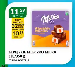 Eurocash Cash & Carry Alpejskie mleczko milka oferta