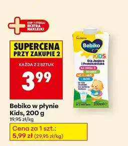 Biedronka Mleko Bebiko w płynie Kids 200 g oferta