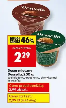 Biedronka Deser mleczny czekoladowy Dessella oferta