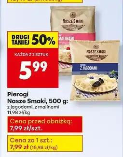 Biedronka Pierogi z jagodami Nasze Smaki oferta