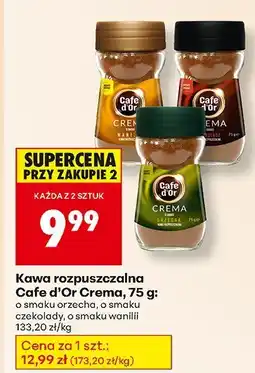 Biedronka Kawa rozpuszczalna o smaku orzecha Cafe d'or oferta