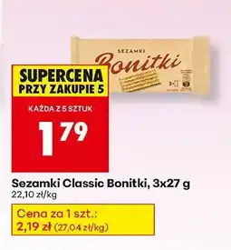 Biedronka Sezamki Classic 3 szt. Bonitki oferta
