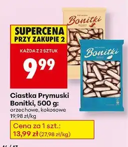 Biedronka Ciastka Prymuski orzechowe Bonitki oferta