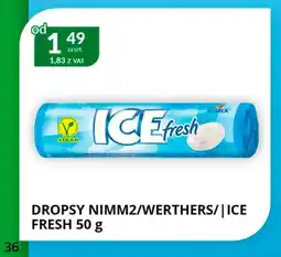 Eurocash Cash & Carry Dropsy nimm2/werthers/ice fresh oferta