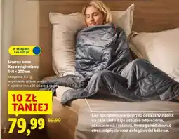 Lidl Livarno home Koc obciążeniowy, 140 x 200 cm oferta