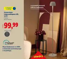 Lidl Livarno home Lampa podłogowa LED, 3,6 W oferta