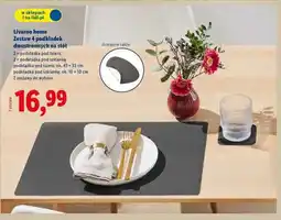 Lidl Livarno home Zestaw 4 podkładek dwustronnych na stół oferta