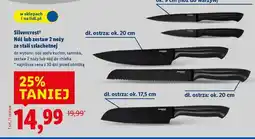 Lidl SILVERCREST Nóż lub zestaw 2 noży ze stali szlachetnej oferta