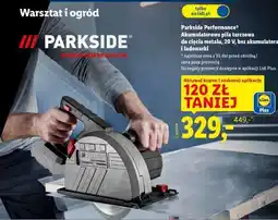 Lidl Parkside Performance Akumulatorowa piła tarczowa oferta