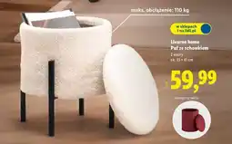 Lidl Livarno home Puf ze schowkiem oferta