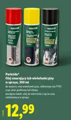 Lidl PARKSIDE Olej smarujący lub wielofunkcyjny w sprayu, 300 ml oferta