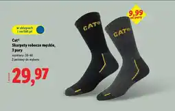 Lidl CAT Skarpety robocze męskie, 3 pary oferta