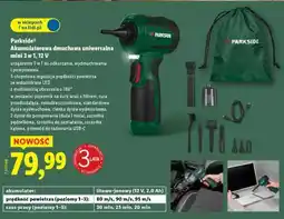 Lidl Parkside Akumulatorowa dmuchawa uniwersalna mini 3 w 1, 12 V oferta