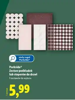 Lidl Parkside Zestaw podkładek lub stoperów do drzwi oferta