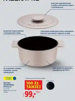 Lidl Masterpro Garnek żeliwny oferta